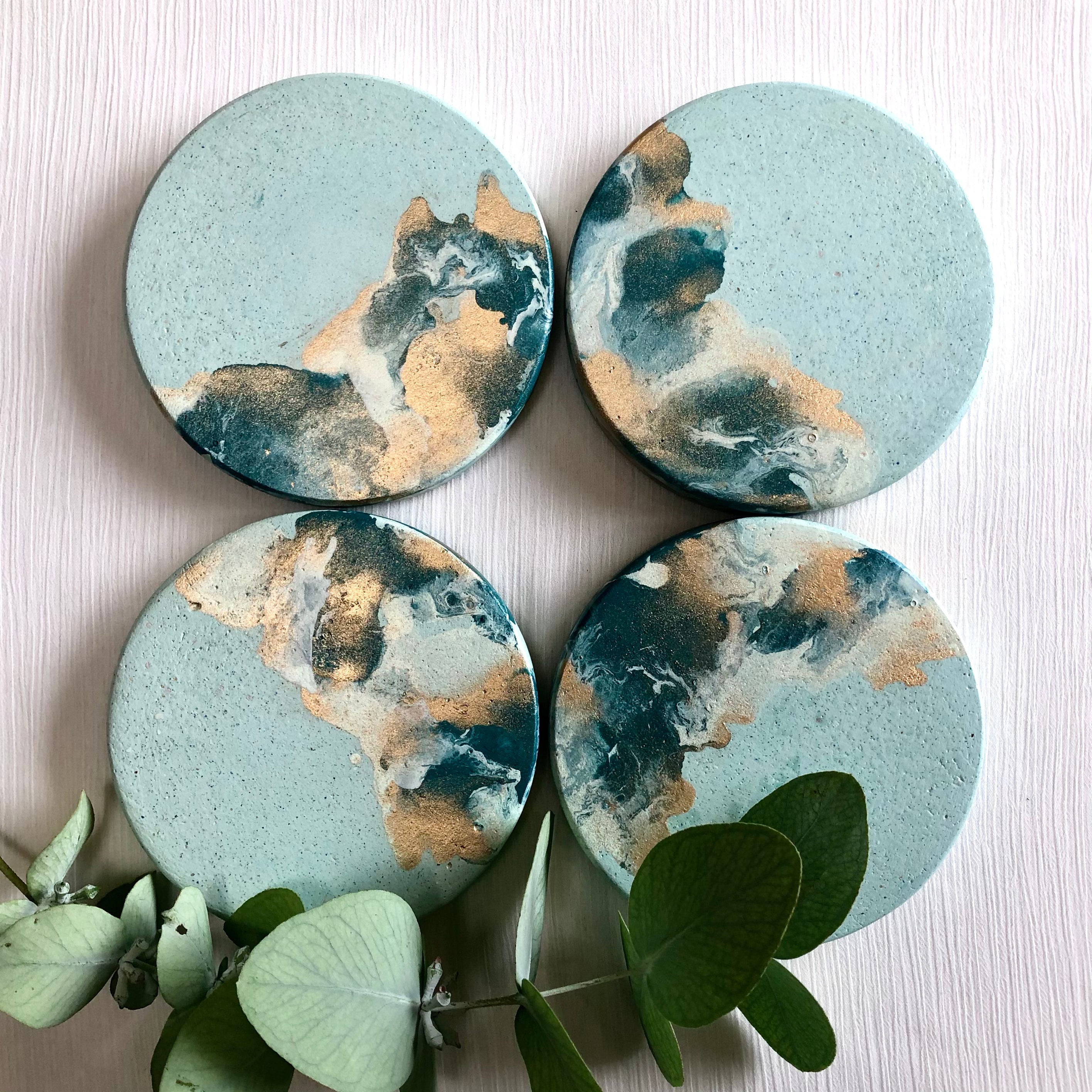 Blue Seabreeze Coasters