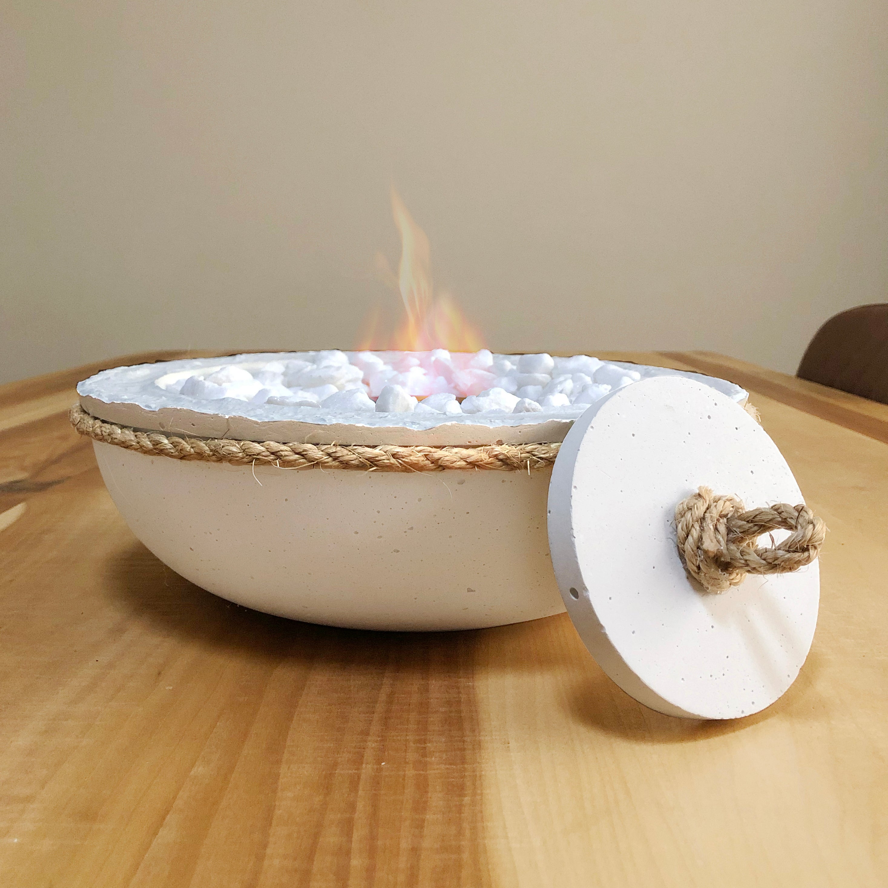 White Fire Bowl