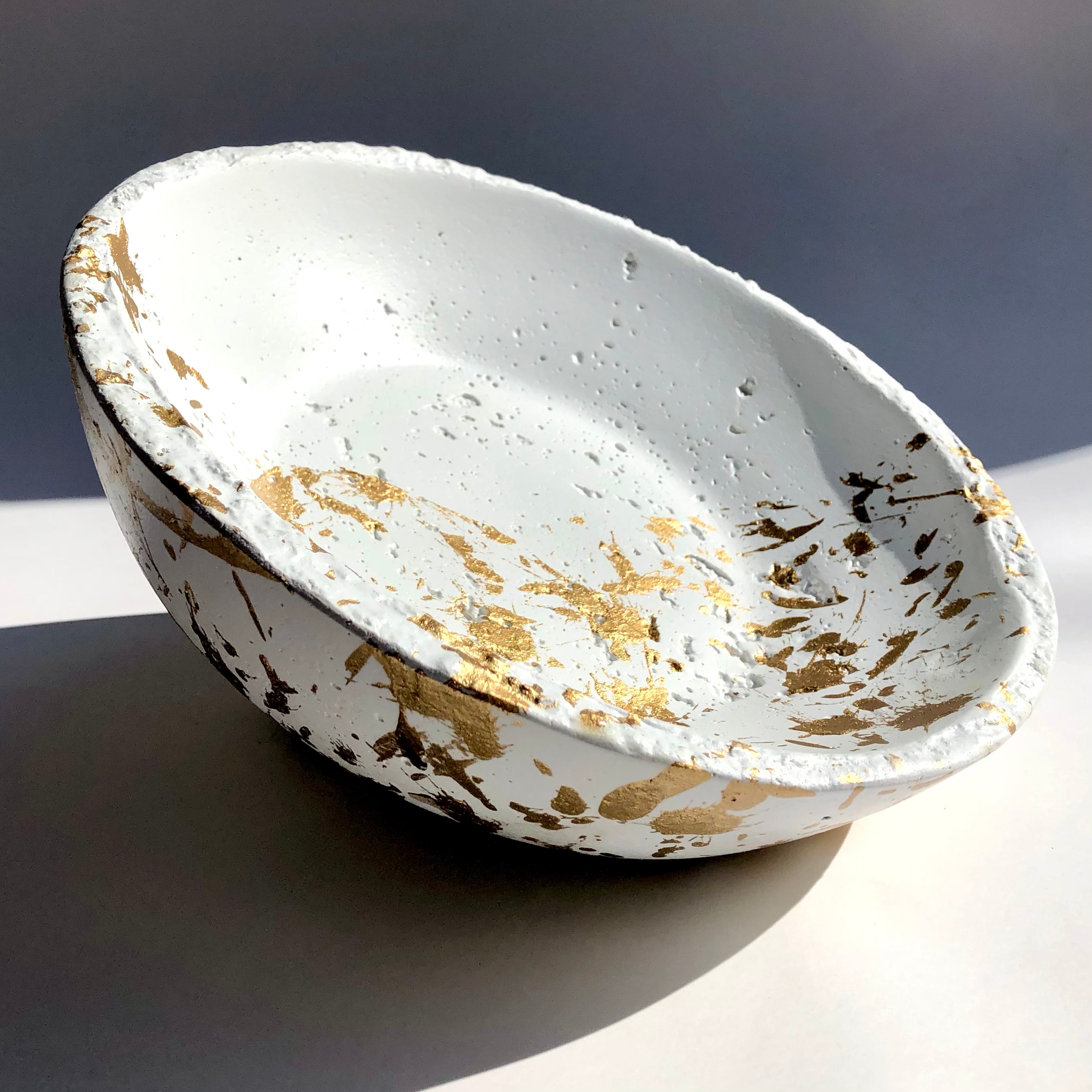 Gold Splatter Bowl