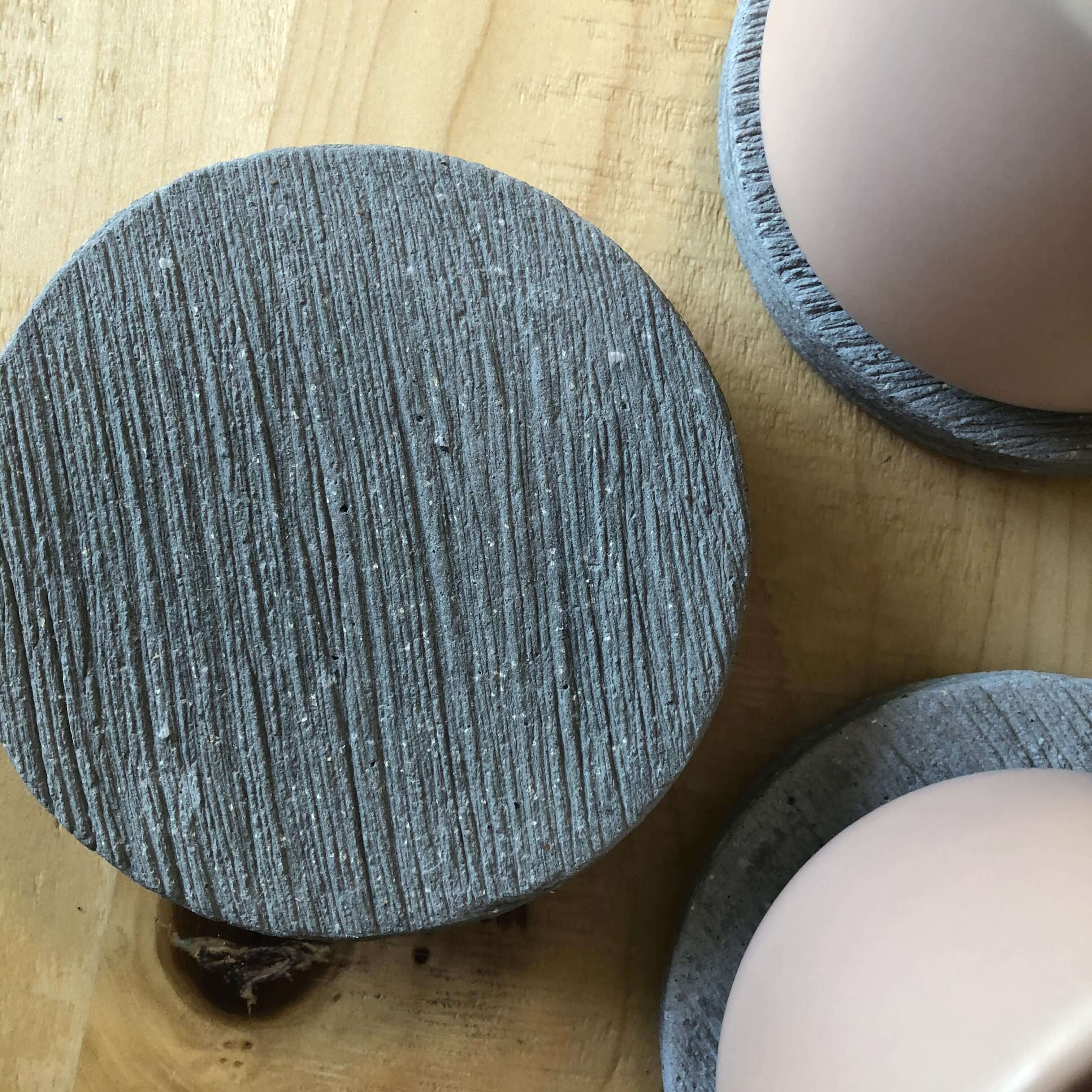 Textured Grey Coasters