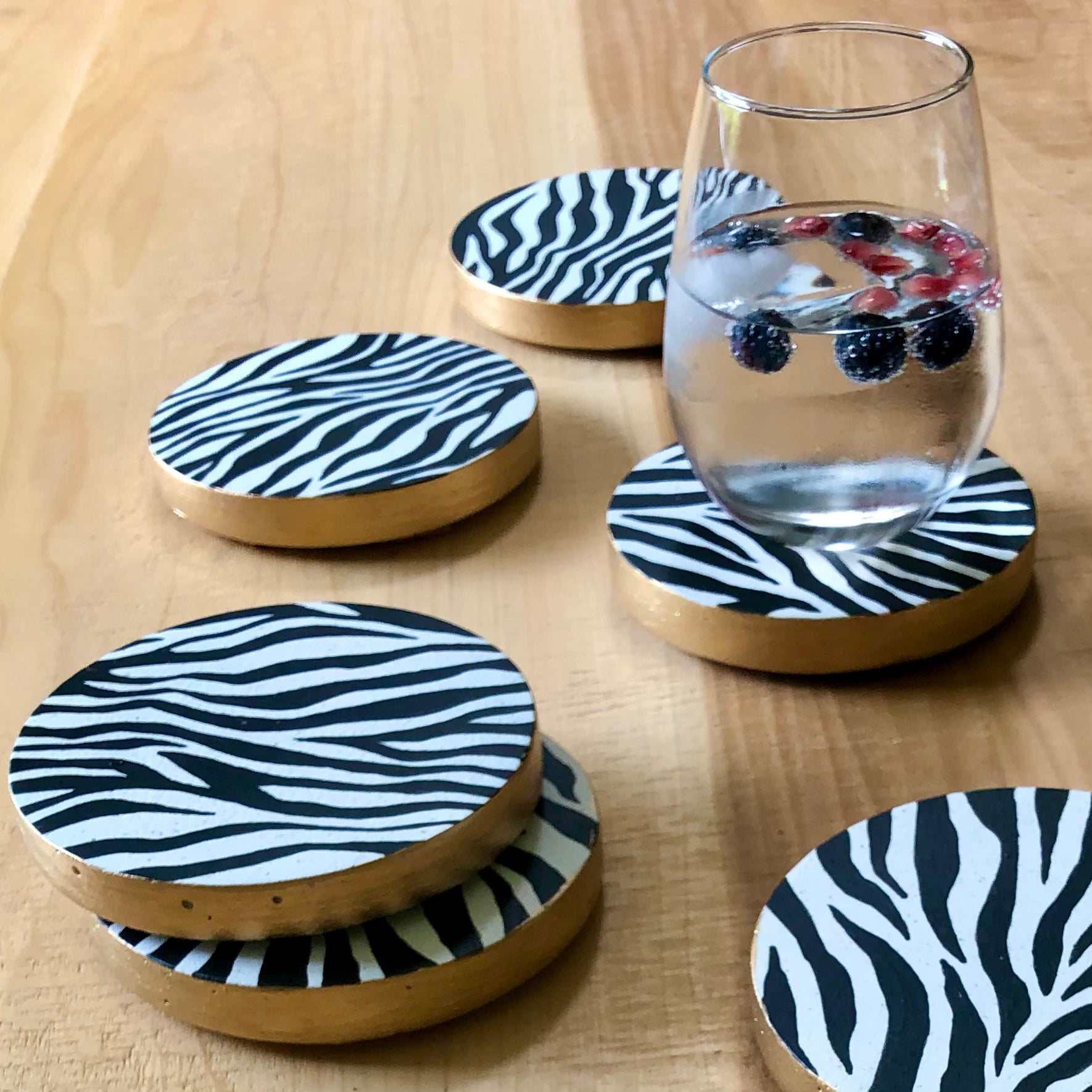 Zebra Coasters