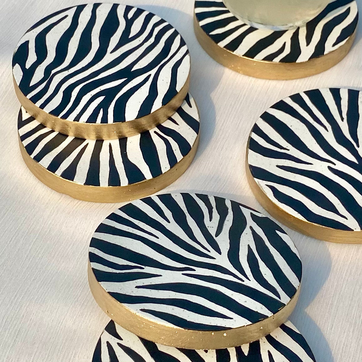 Zebra Coasters